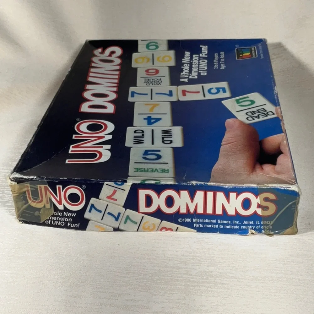 Vintage Uno Dominos by International Games A Whole New Dimension of UNO Fun!
